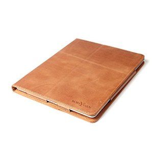 Boriyuan Real Genuine Leather Case Smart Pen Holder Cover For Apple iPad Pro 9.7