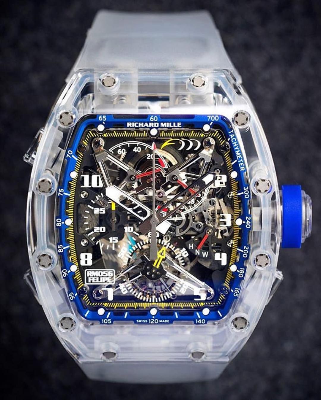 Сапфировые часы наручные. Richard Mille RM 56. Richard Mille Sapphire rm56-02. Richard Mille часы. Richard Mille RM 056.