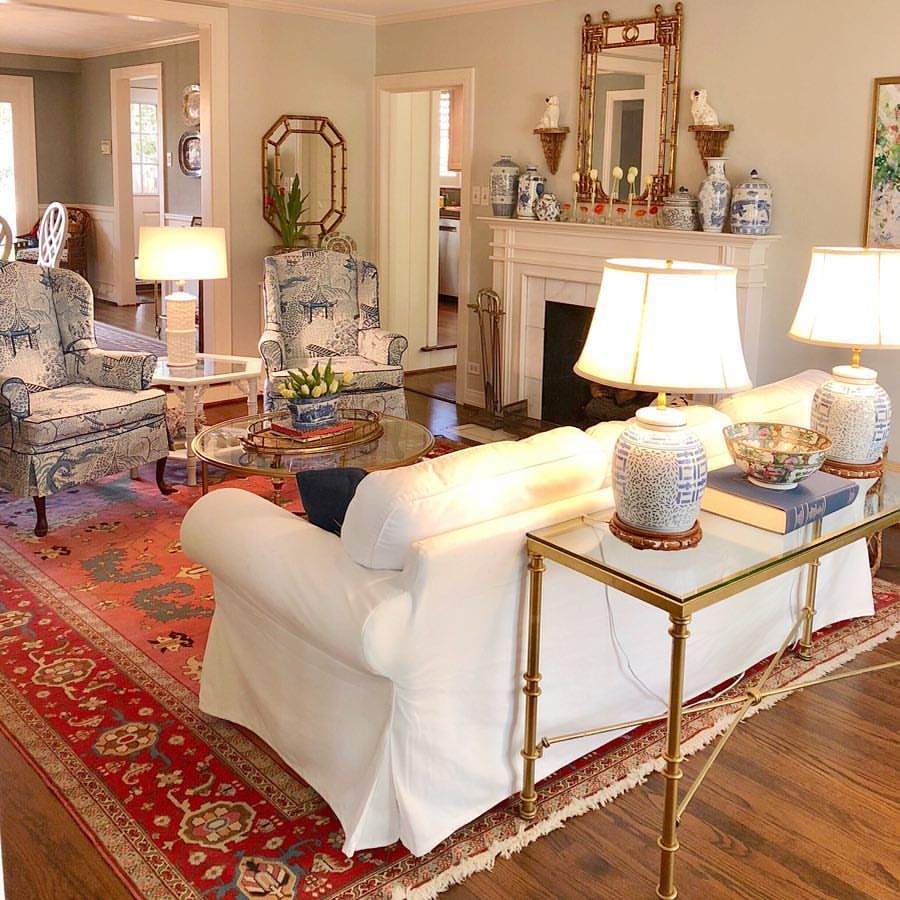 Happy Sunday Loving My New Rug Its A BIG Change From The Neutral