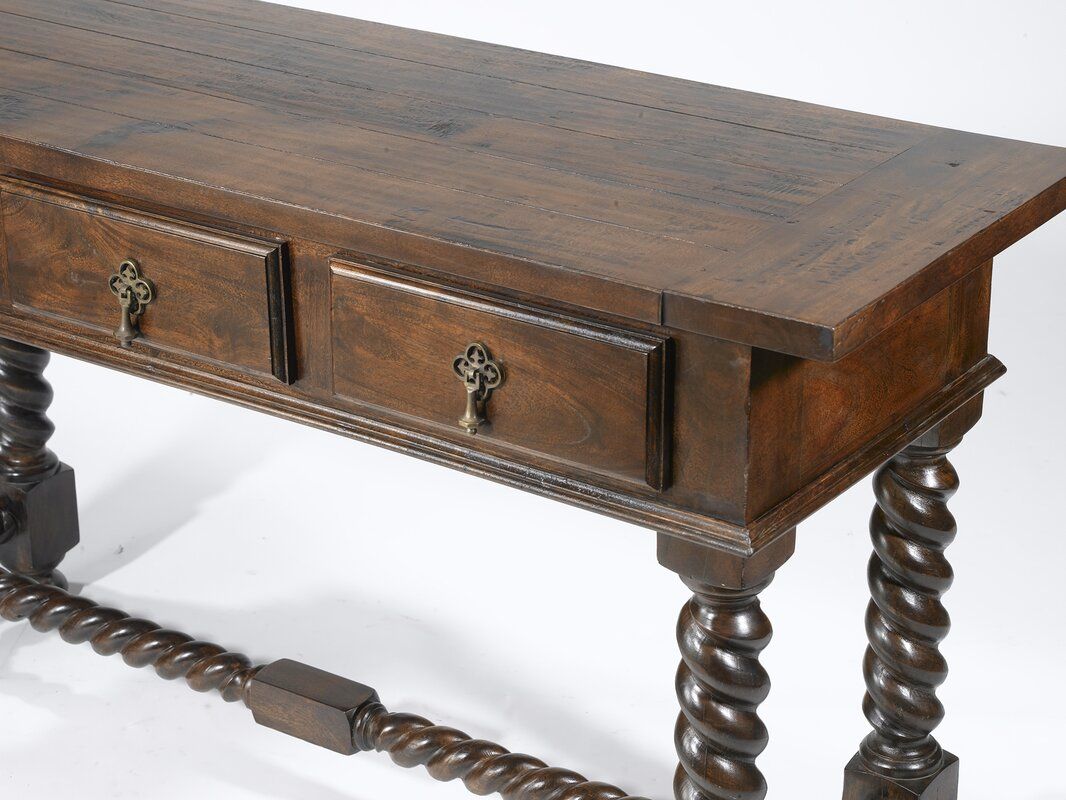 Geremia Barley Twist Console Table Geremia Barley Twist Console Table