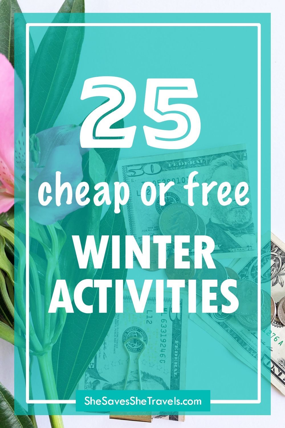 Free winter activities for adults and kids. Ideas to pass the time while you're stuck indoors. This list of free things to do in the winter has everything from self-care to hobbies and finances. You'll make it through this dreary winter with these winter activities! | Free winter activities | Kids winter activities | Things to Do in Winter