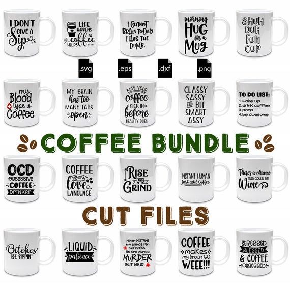 Download Coffee Bundle Svg Coffee Svg Coffee Mug Svg Mug Design Svg ...