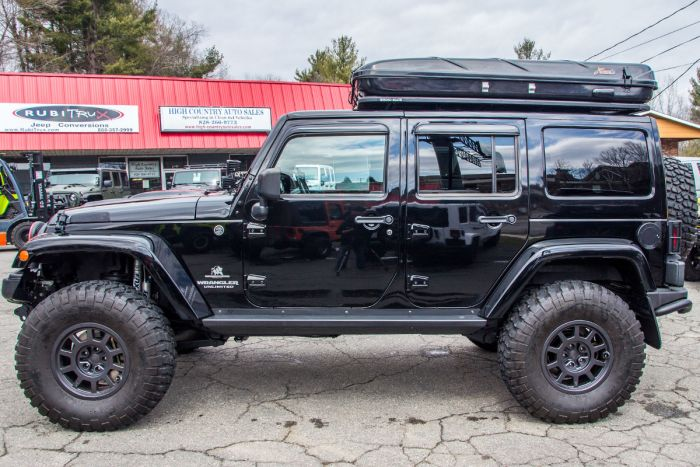 Pre-Owned 2013 Jeep Wrangler Rubicon Unlimited HEMI AEV JK 350 ... 2013 Jeep Wrangler Black Interior