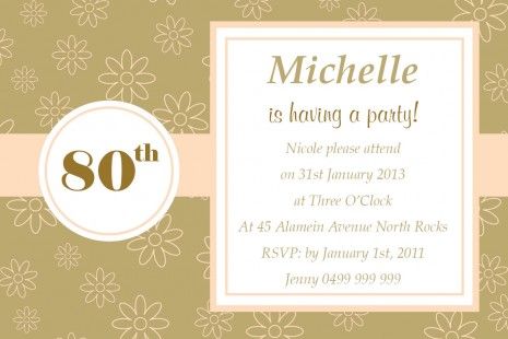 birthday invitation postcards
