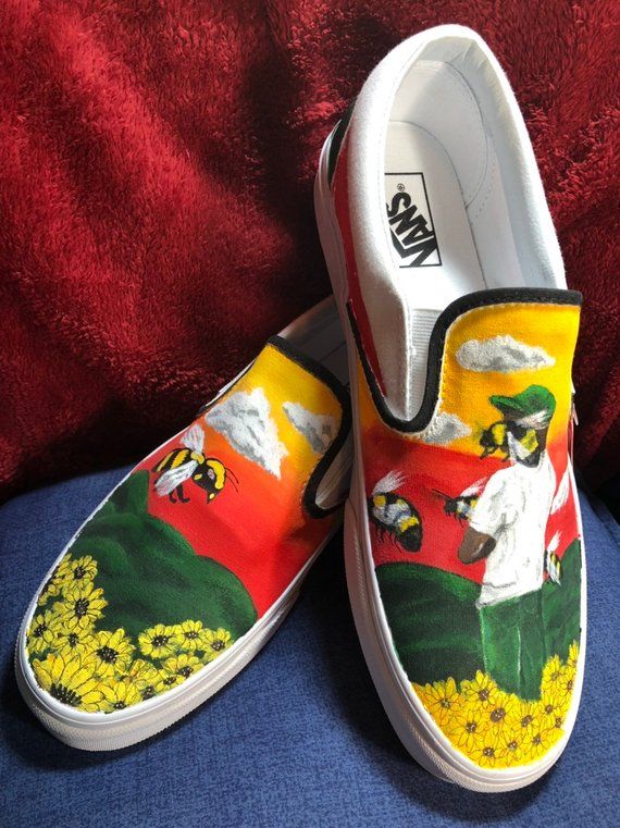 tyler the creator flower shoes