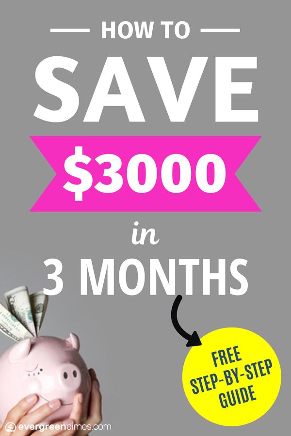How to Save 3000 in 3 Months (FREE StepbyStep Guide) Money plan