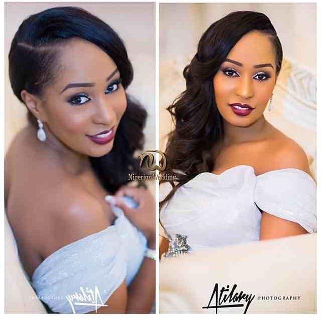 wedding hairstyles for african american bridesmaids