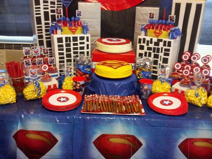 Rummage Sale Table Turned Into Captain America Sale Table Painted Furniture Furniture