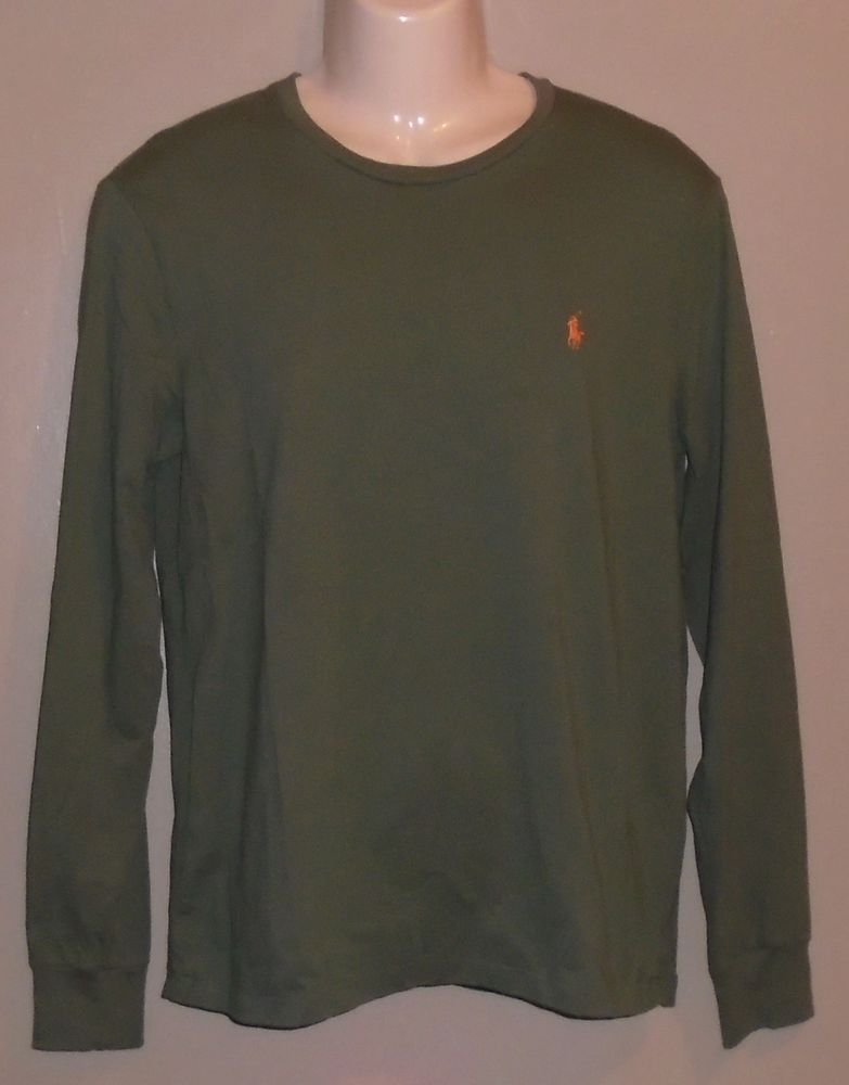 olive green ralph lauren polo shirt