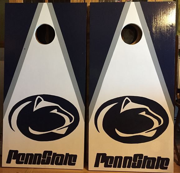 Birthday Made in USA College Fan Addict Cornhole Boards Backyard Parties Great for Tailgates SALE