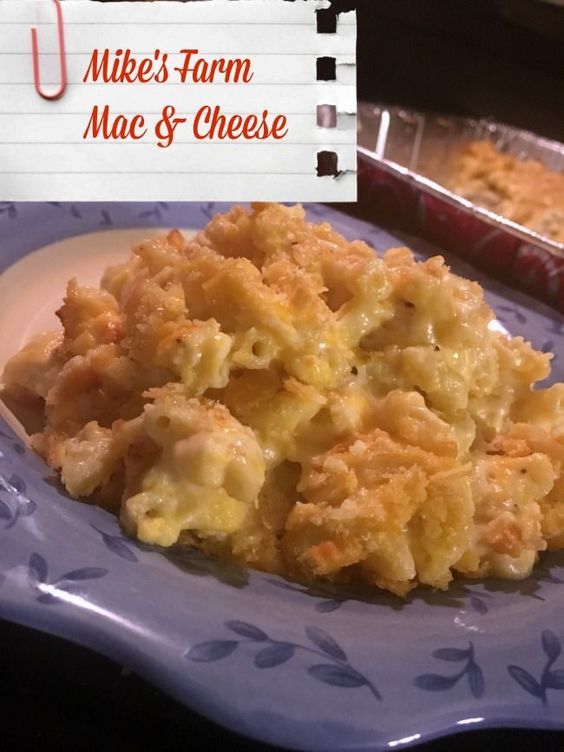Mike's Farm mac and cheese. This mac and cheese recipe is super easy to