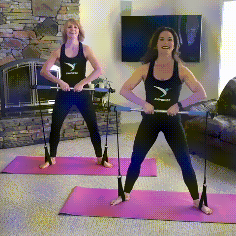 Portable Pilates Bar Kit with Resistance Band Exercise Stick🔥Buy 2 FR - Senstiviable | Band workout, Resistance band exercises, Pilates