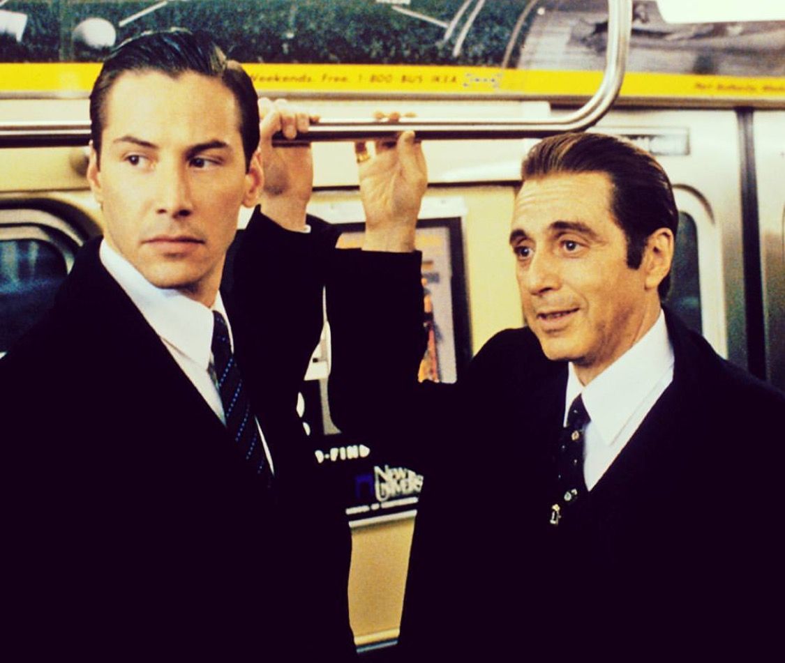 Keanu ♡♥ Reeves and Al Pacino | Keanu reeves, Keanu charles reeves, Al
