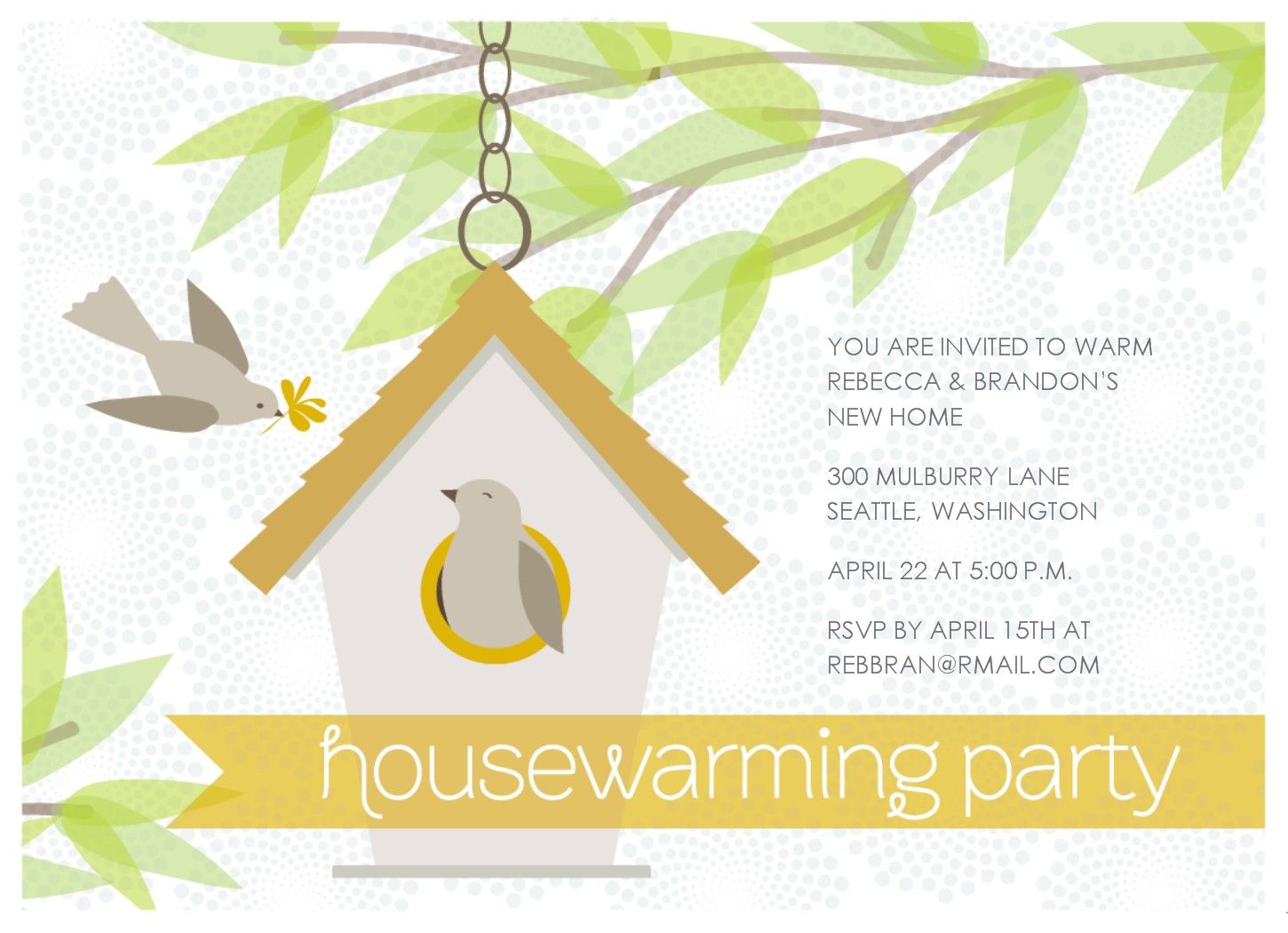 Housewarming Invitation Template Free Download Template