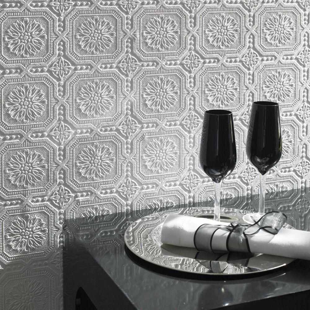 Mixed Vintage Tile Wallpaper Milexa Vintage Tile Bathroom Tile Inspiration Tile Wallpaper