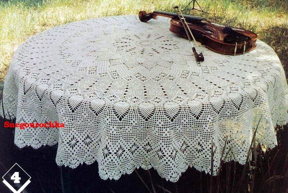Crochet مفارش طاولات كبيره Mumy50 Picasa Web Albums Crochet Tablecloth Pattern Crochet Patterns Free Crochet Pattern