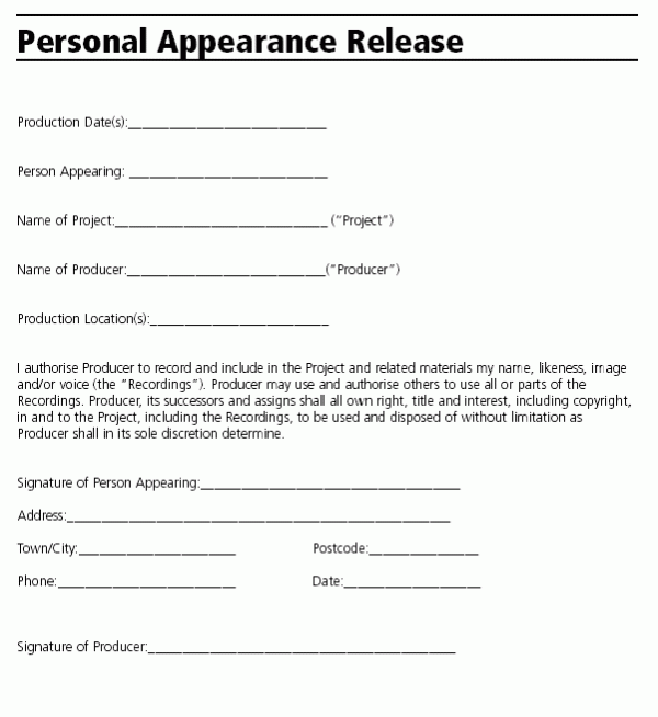 film release form template invitation templates release form film release form