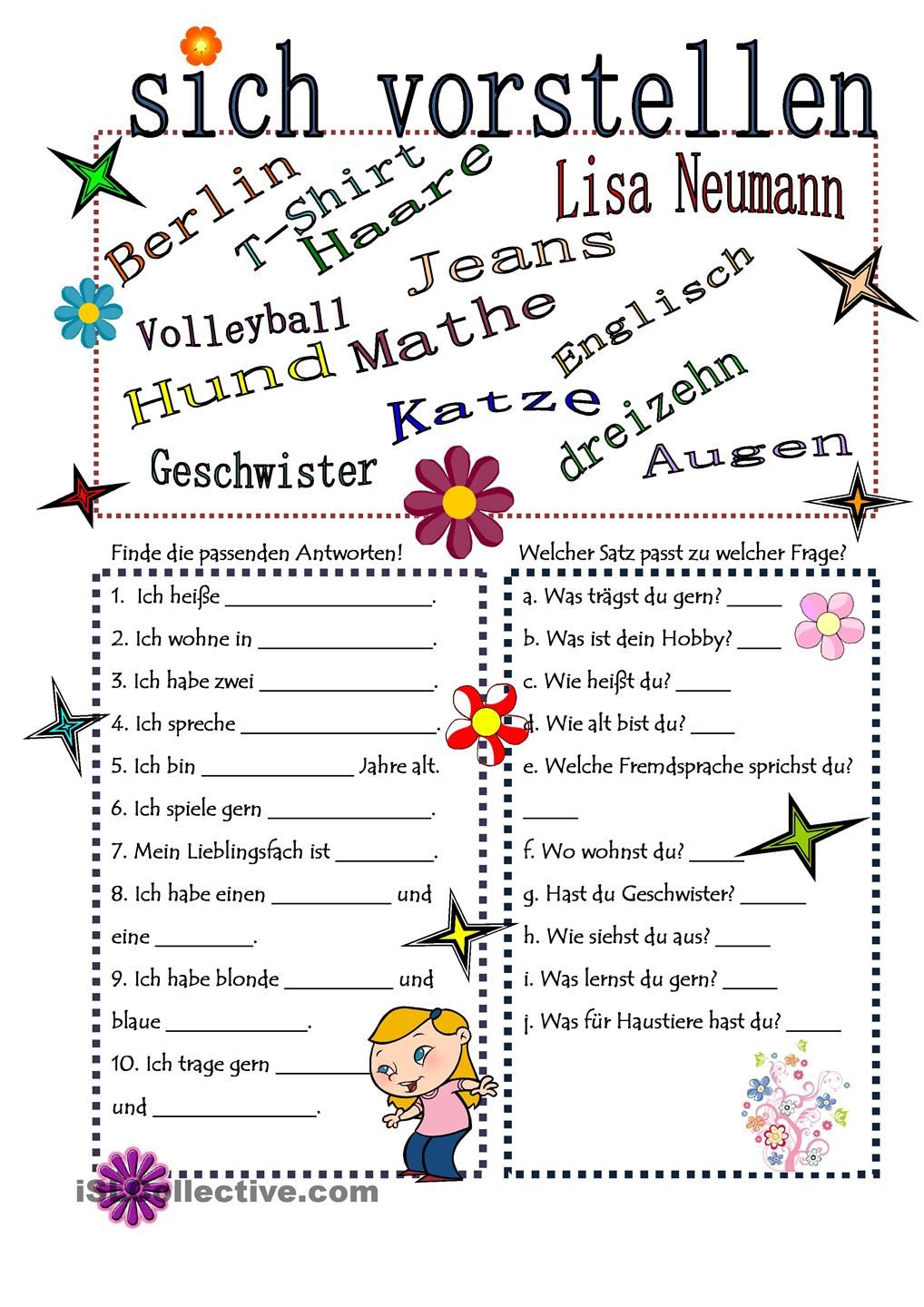 Kennenlernen 1. unterrichtsstunde