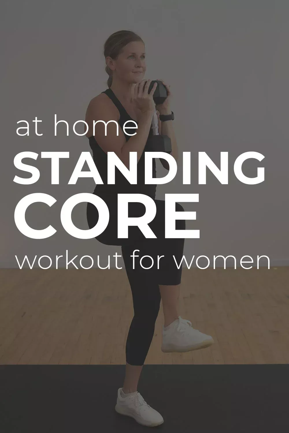 Strength train your abs with this quick and effective workout: Standing Core Workout with Weights! Build core stability by training in multiple planes of motion, targeting your abs from all angles. No boring crunches here!