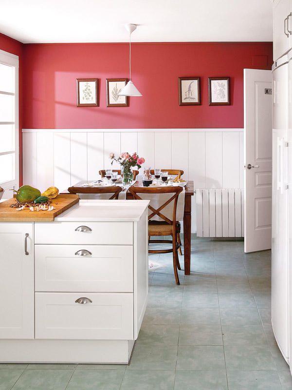 cocina04 http://patriciaalberca.blogspot.com.es/ Cocina Office, Cocinas Kitchen, Retail Merchandising, Breakfast Bar, Kitchen Cabinets, Vanity, Ideas, Table, Furniture