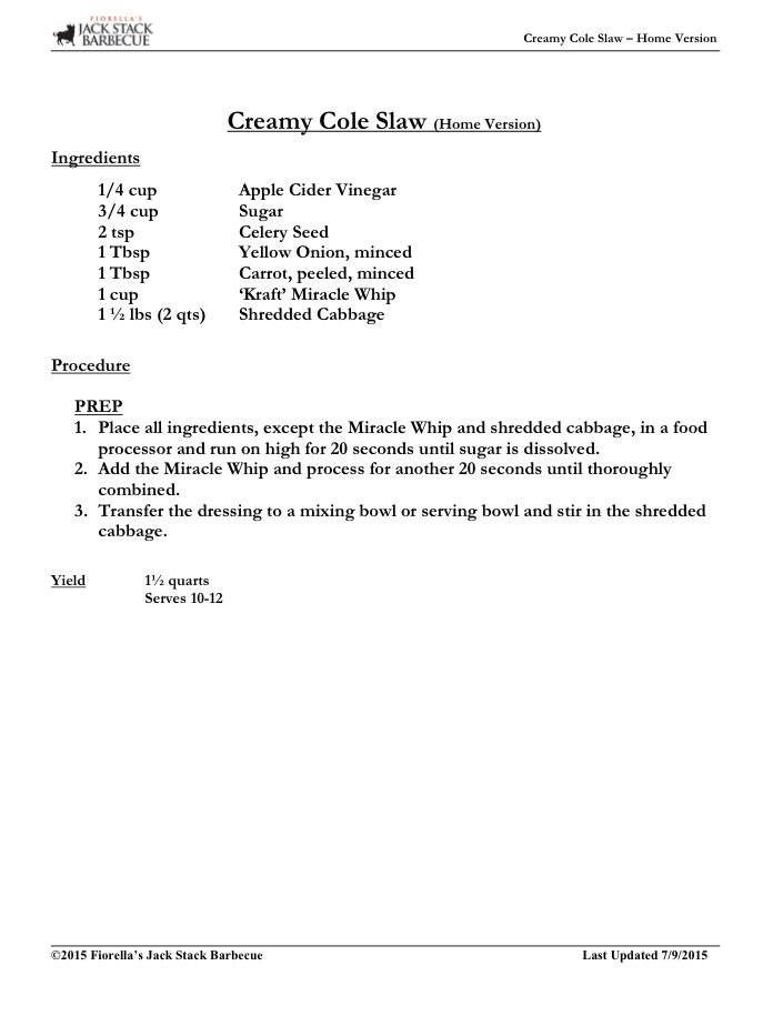 Jack Stack Cole Slaw Coleslaw recipe, Coleslaw, Jack stack Jack Stack Cole Slaw Coleslaw recipe, Coleslaw, Jack stack