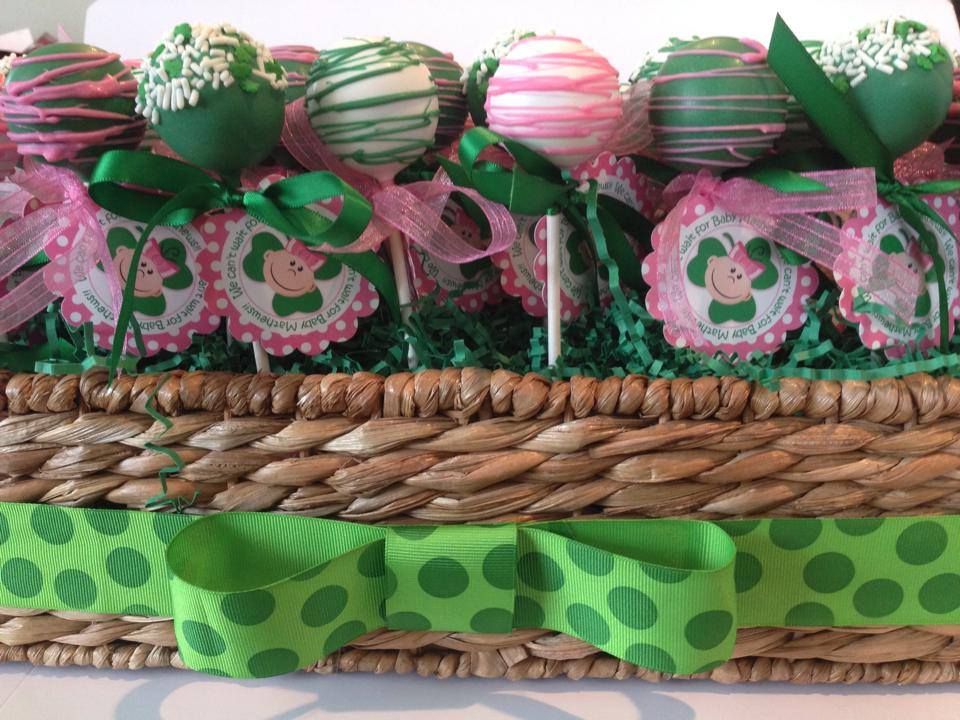 More Irish Baby Shower LOVE the Pink and Green together