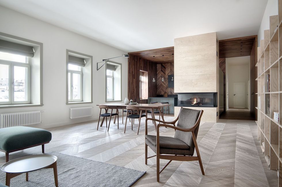 Open Space Arco Cucina Soggiorno Pin on Casas ELLE DECOR