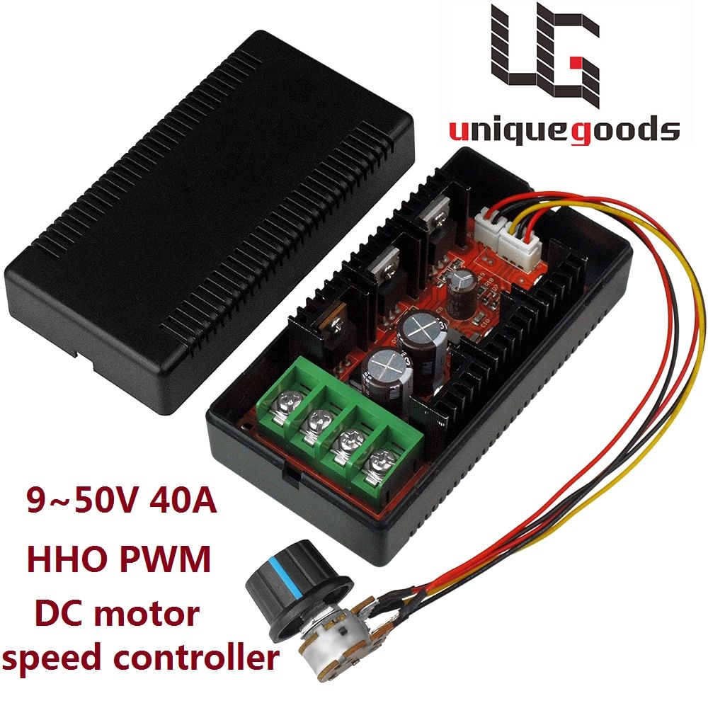 2000W 12V 24V 48V MAX 40A DC Motor Speed Controller PWM HHO RC Regulator