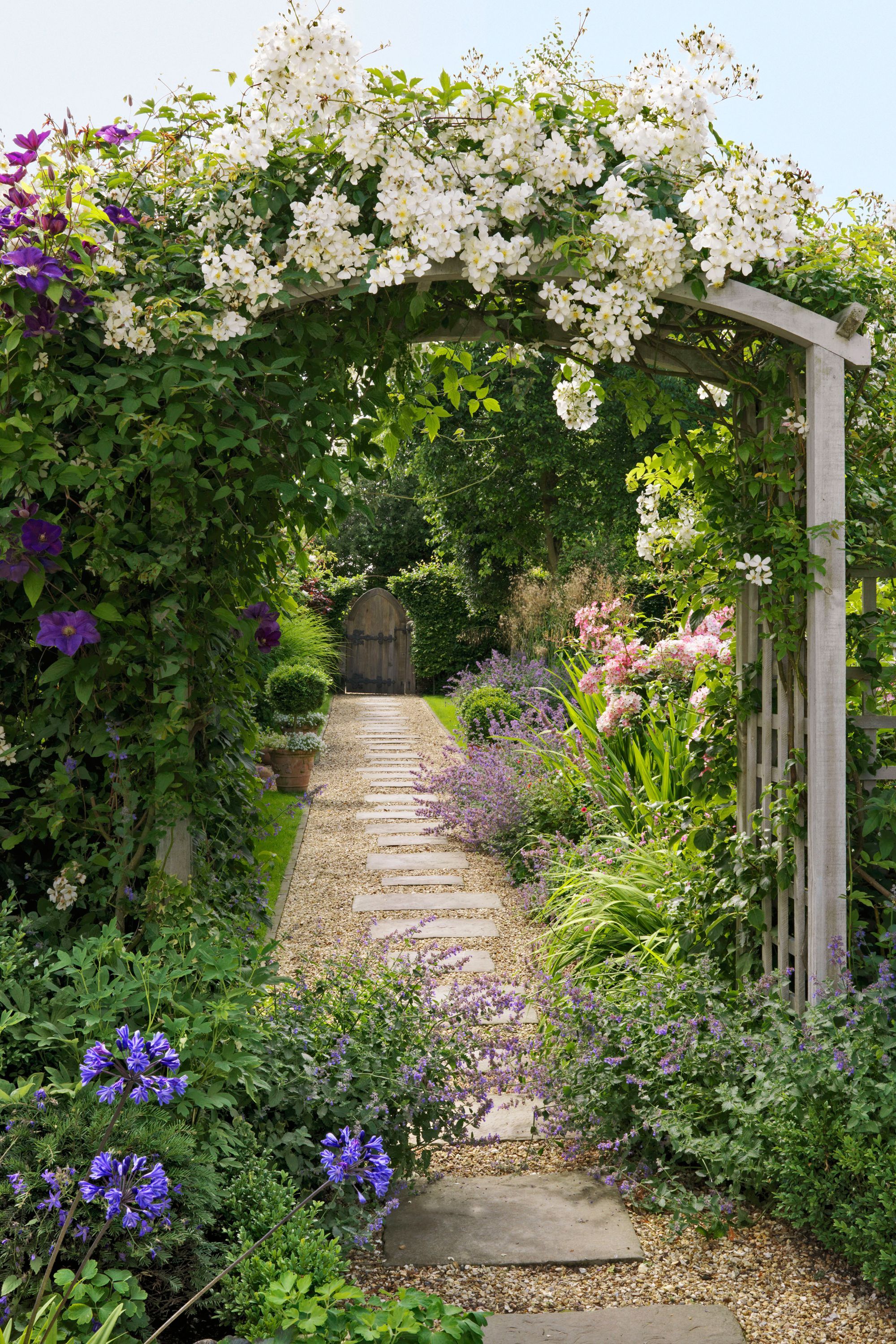 Country Cottage Garden Love The Stone Embedded In The Country Cottage Garden Love The Stone Embedded In The