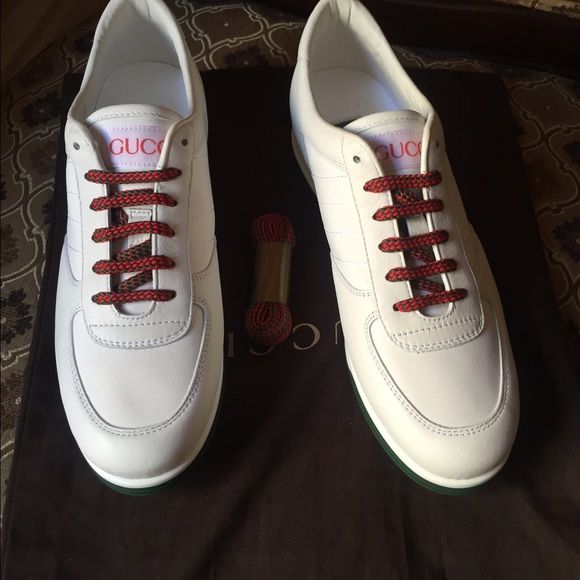 gucci white shoe laces