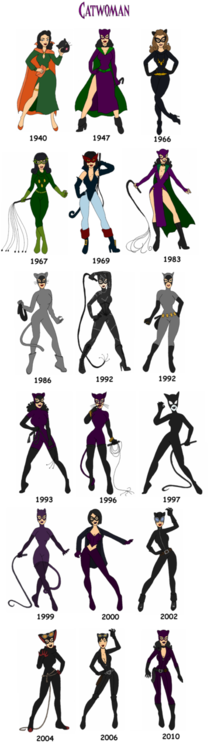 Catwoman Outfits Through The Years Catwoman Outfits Through The Years