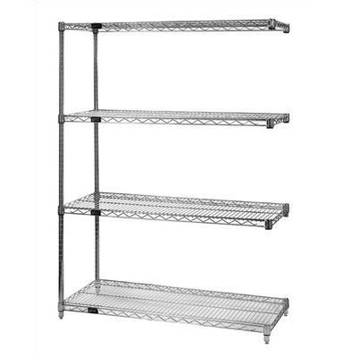 Wfx Utility Santino Small Q Stor Chrome Wire Shelving Add On Unit Wfx Utility Santino Small Q Stor Chrome