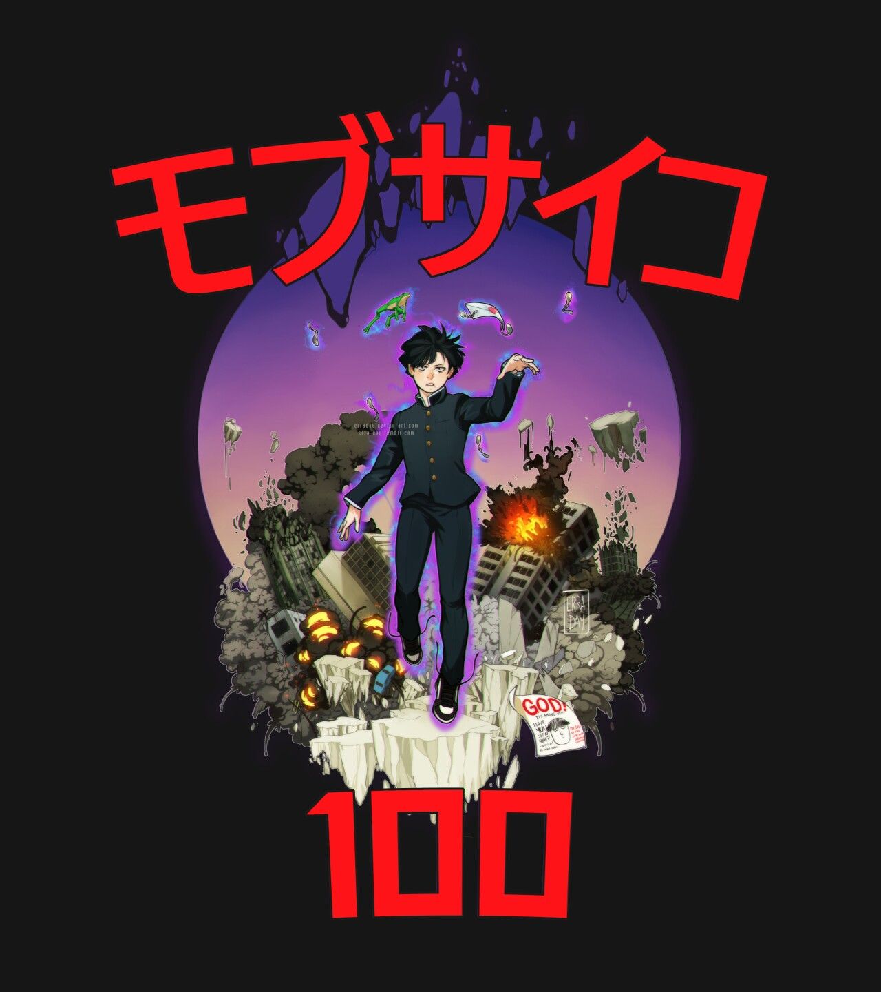 Erraday Mob Psycho Mob psycho 100, Mob psycho, Psycho 100