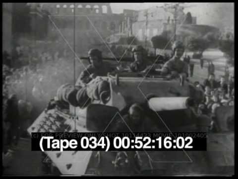 roma liberazione 1944 ww2 footage war footage 1943 44 pinterest