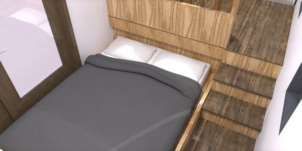 Athru Tiny House Plans From Humble Homes Houses Tiny House Design With Slide Out Bed Underneath Kitchen Instead Of Overhead Loft