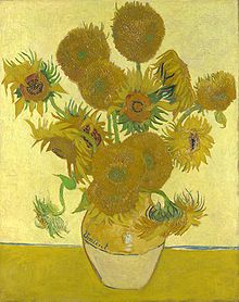 1888 Vicent Van Gogh Sunflower Canvases. Simboliza gratitud ... 1888 Vicent Van Gogh Sunflower Canvases. Simboliza gratitud ...