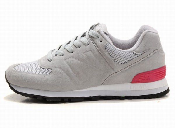Joes New Balance 574 WS574GP Grey Pink Red Sonic Womens Shoes