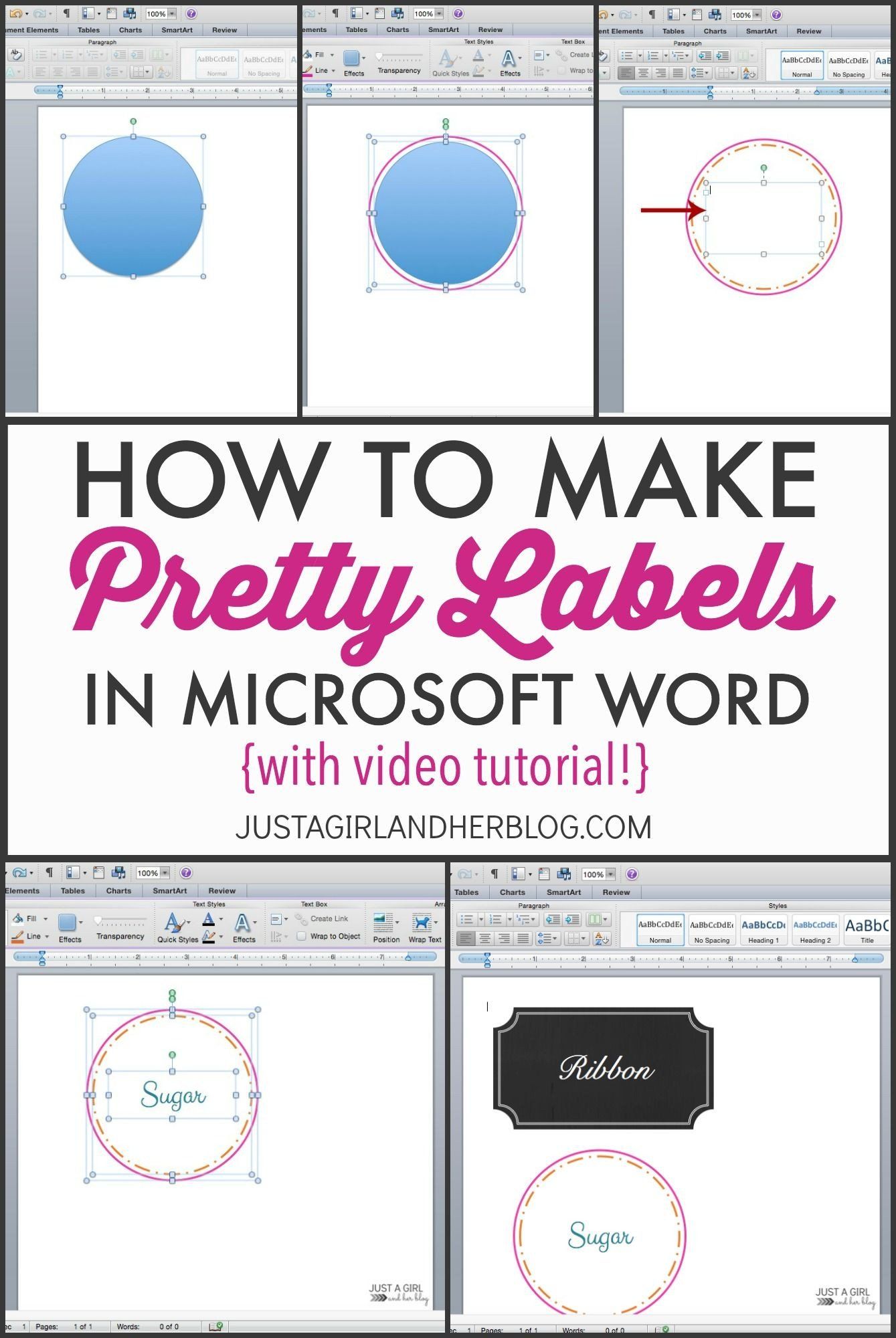Label Template In Word Best 20 How to Make Labels Ideas