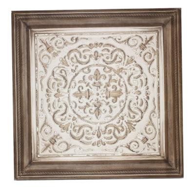 16 5 In X Cottage White Stamped Wall Plaque 13c1649k Wall Plaque