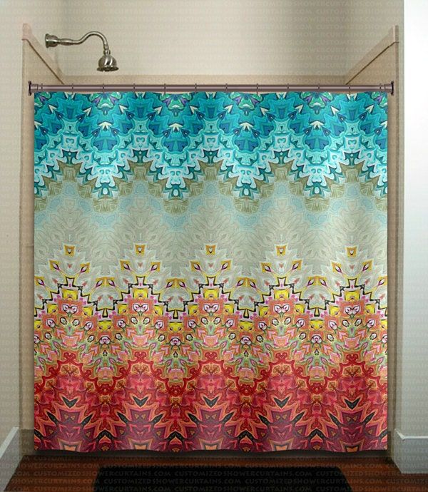 Pin On Bathroom Pin On Bathroom, Gray Turquoise Shower Curtains