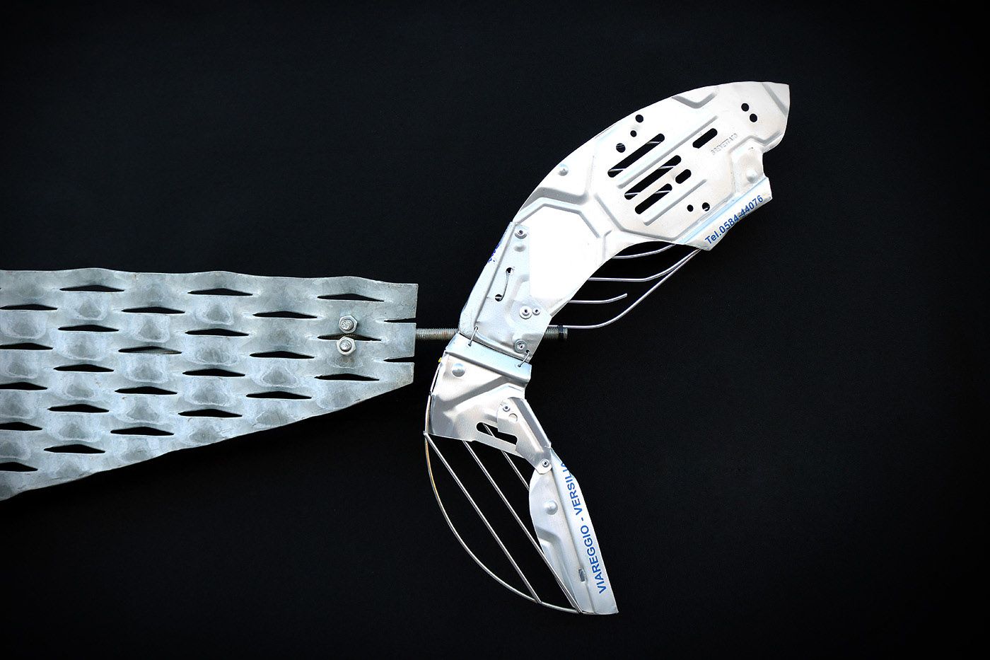 shark wall art metal