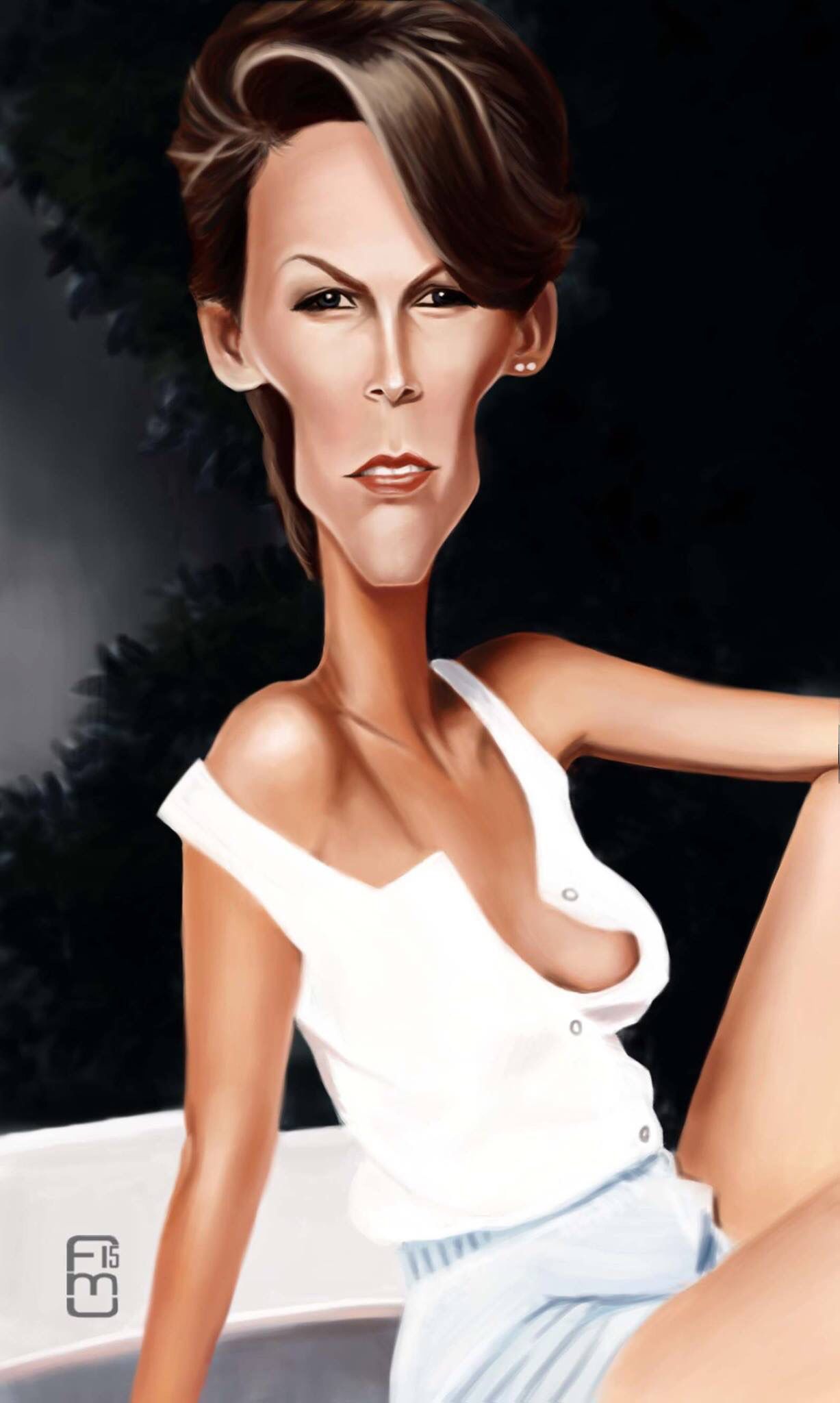 jamie lee curtis facts jamie lee curtis by fernando mendez caricatures2 persona jamie lee curtis facts jamie lee curtis by fernando mendez caricatures2 persona