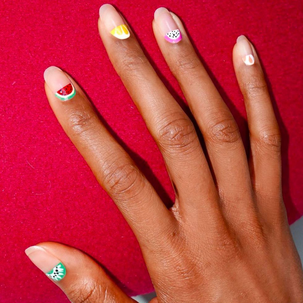 pin on womanity easy summer nail art