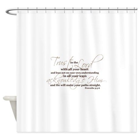 60 W X 72 H Cute Bible Verse Shower Curtain We Have This Hope