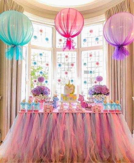 61+ Ideas Baby Shower Girl Decorations Diy Tulle Balloons For 2019