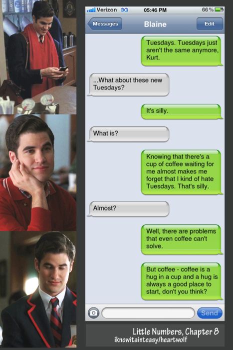 Klaine online dating fanfiction