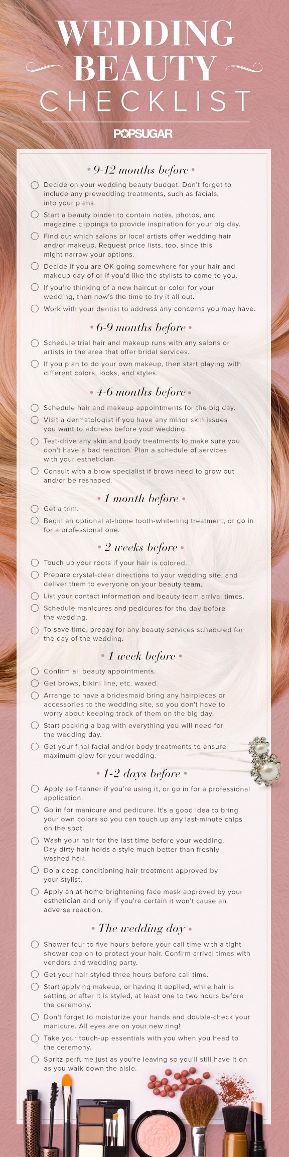 Download the Ultimate Wedding Beauty Planning Checklist Download the Ultimate Wedding Beauty Planning Checklist