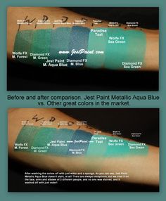 Face Paint Swatches Face Painting Designs Face Painting Paint