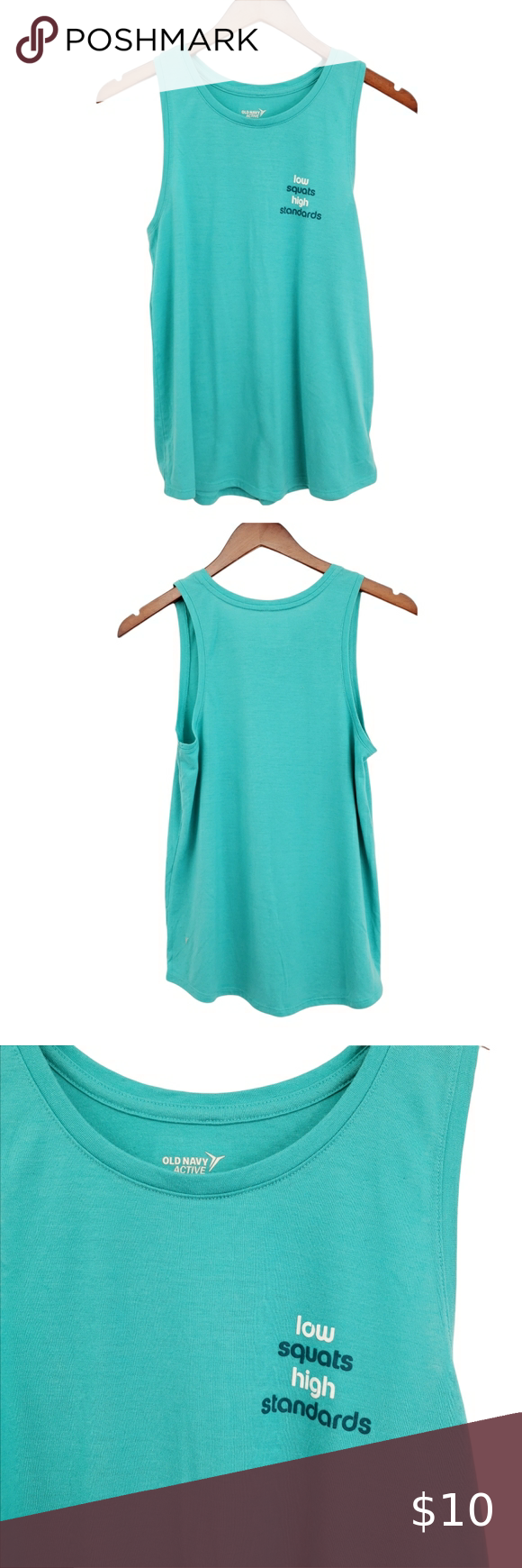 Old Navy Blue Tank Low Squats High Standards Size Small Old Navy, Navy Blue, High Standards, Legs Day, Plus Fashion, Fashion Tips, Fashion Trends, Teal Colors, Navy Tops