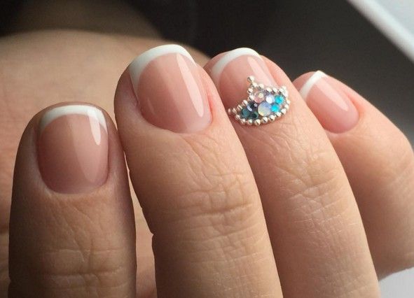 French Nail Art For Short Nails Neutral Color Makeup French Nail Art For Short Nails Neutral Color